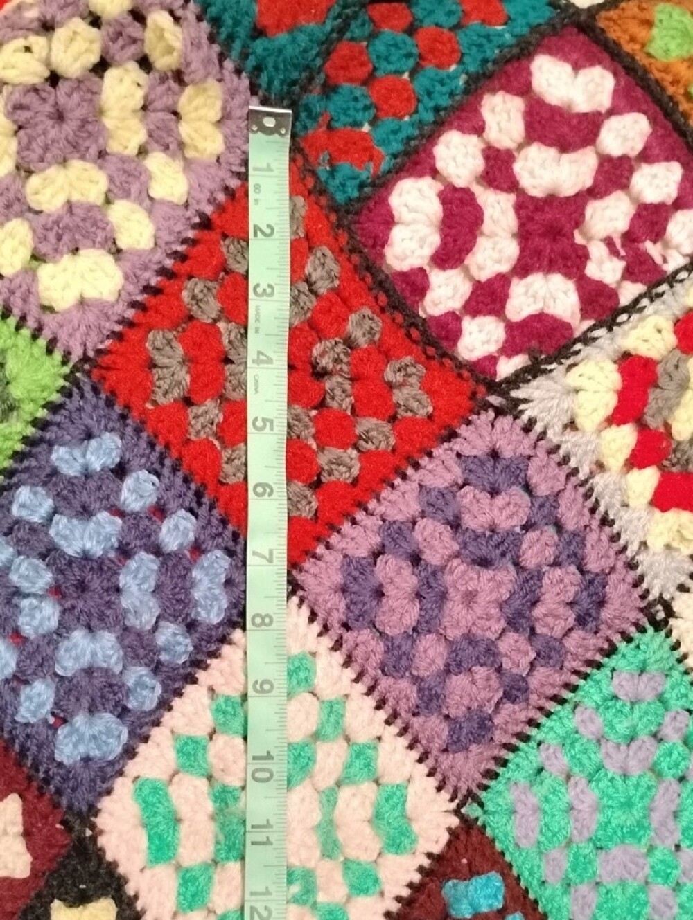 Multicolor Patchwork Crochet Sweater Tunic - Women - Picture 9 of 12